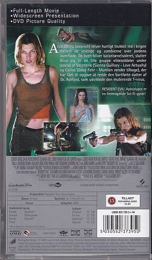 Resident Evil - Apocalypse - PSP UMD Film (B Grade) (Genbrug)